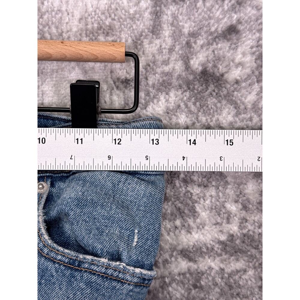 Abercrombie & Fitch Jeans 25 / 0 Womens 90s Straight Cross Button High Rise - Picture 3 of 7